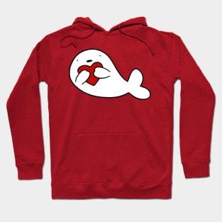 Valentine Baby Harp Seal Hoodie